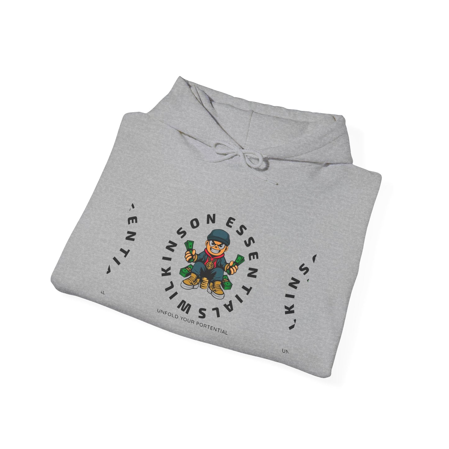 Unisex Heavy Blend™ Hooded Sweatshirt - "Unfold Your Potential" Motivational Hoodie