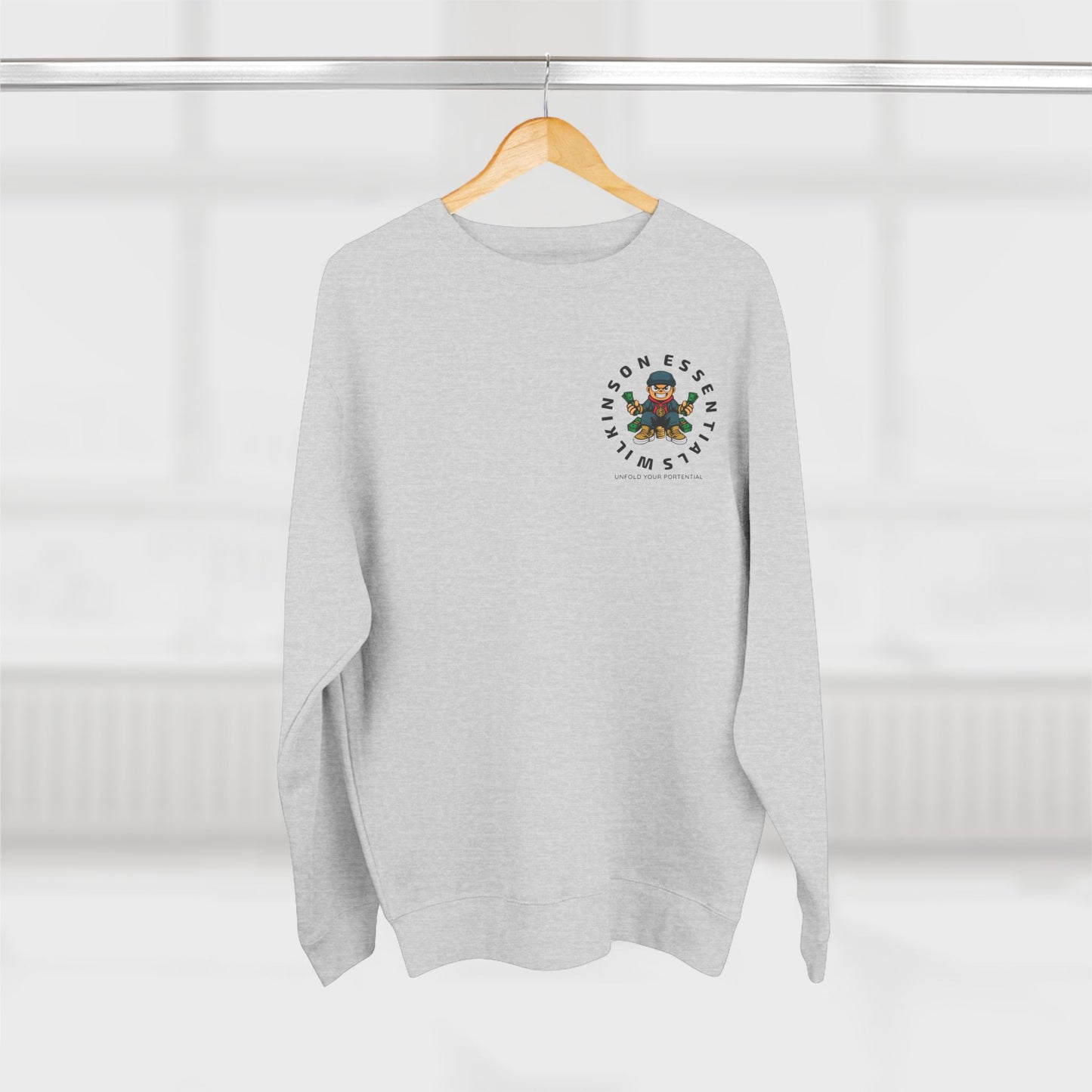 Unisex Crewneck Sweatshirt - Unfold Your Potential Graphic