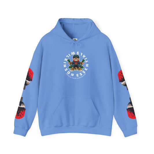 Carolina Blue Unisex Heavy Blend™ Unfold your Potential Hooded Sweatshirt